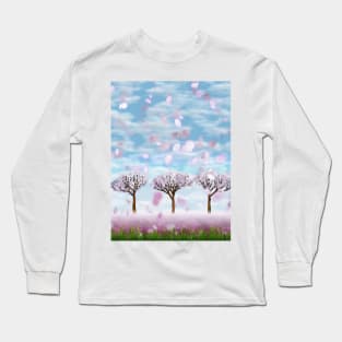 Sakurama - Cherry Trees Long Sleeve T-Shirt